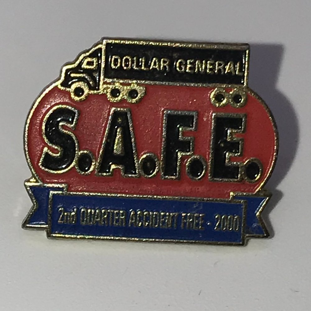 Vintage Dollar General Safe Pin